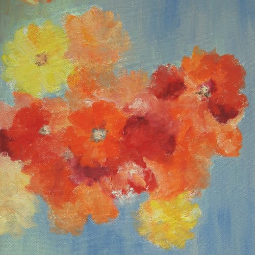 POPPIES, oil on canvas, 14 x 10 inches, copyright ©2010